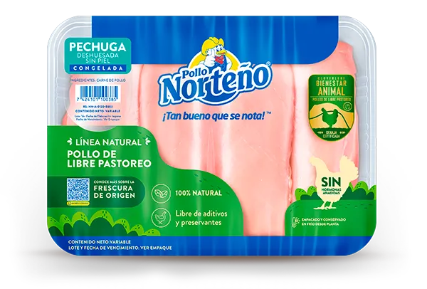 Productos - Pechuga deshuesada sin piel congelada Pechuga deshuesada sin piel congelada